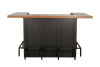 3 Piece Uptown Front Bar Set in Umbra Black and Cinder Finish by Sunny Designs - SD-4022BC-1527CD-30 - Image 2 of 0
