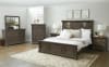 Arlington Bed in Medium Dark Brown Finish by Samuel Lawrence - SLF-S616-BR-K1 - Image 2 of 0