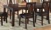 Tuscan Hills 7 Piece Dining Room Set in Burnished Walnut Finish by Vilo Home - VILO-VH1300-7PC - Image 3 of 0