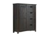 Modern Western Bed in Dark Walnut Finish by Vilo Home - VILO-VH1710-Q - Image 5 of 0
