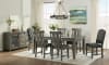 Industrial Charms 7 Piece Dining Room Set with Solid Wood & Host Chairs  by Vilo Home - VILO-VH1800-7PC-4W2F - Image 1 of 0