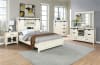 Modern Western 5 Piece Bedroom Set in Antique White Finish by Vilo Home - VILO-VH2710-Q-5PC - Image 1 of 0