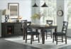 Industrial Charms 5 Piece Dining Room Set in Charcoal Finish by Vilo Home - VILO-VH9800-5PC-4W - Image 1 of 0