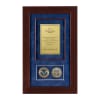 Recognition Shadow Box (Cherry) w/ Coins (ICE) - Image 1 of 0
