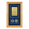 Recognition Shadow Box (Gold) w/ Coins (ICE) - Image 1 of 0
