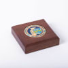Wooden Paperweight w/ Coin (CISA) - Image 2 of 0