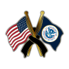USA/DHS Mourning Lapel Pin - Image 3 of 0