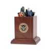 Wooden Pencil Cup w/ Coin (DHS) - Image 1 of 0