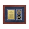 Desk Frame w/ 2 Coins Award (Border Patrol) - Image 3 of 0