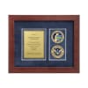 Desk Frame w/ 2 Coins Award (CISA) - Image 3 of 0