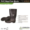Cordova PVC Steel-Toe Boot, Black 16 Inch PB22 - Image 5 of 0