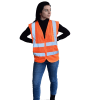 Cordova Safety Vest, Orange, Zipper, Class 2 VZ240P - Image 4 of 0