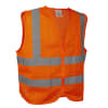 Cordova Safety Vest, Orange, Zipper, Class 2 VZ240P - Image 5 of 0