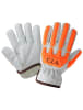 Global Glove Hi-Vis Leather Drivers Gloves, CIA7700 - Image 1 of 0