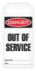 Incom Danger Out of Service Safety Tags, 250 tags, RT1014F - Image 2 of 0