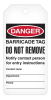 Incom Danger Barricade Safety Tags, 100 Tags RT1125C - Image 3 of 0