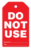 Incom Do Not Use Tags, Standard Hole, 25/pkg, TG8013PT - Image 1 of 0