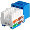 PRO 0E-CAT5KEYBL CAT5e Keystone Jack Vertical 8P8C RJ45, 2-Pack, Blue - Image 3 of 0