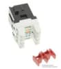 Belden AX101047 CAT5(e) RJ45 Modular Ethernet Jack, MDVO Style, Black - Image 1 of 0