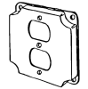 8365N 4" Square Exposed Work Cover, (1) Duplex, 1/2" Raised - Image 2 of 0
