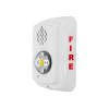 System Sensor P2GWLED L-Series Indoor 2-Wire LED Compact Horn Strobe, Wall-Mount, Marked FIRE, Red White - Image 2 of 0