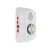 System Sensor P2GWLED L-Series Indoor 2-Wire LED Compact Horn Strobe, Wall-Mount, Marked FIRE, Red White - Image 3 of 0