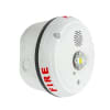 System Sensor PC2WKLED L-Series Outdoor Ceiling-Mounted Horn Strobe, "FIRE", White - Image 2 of 0