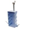 Cantex EZ55QNB Switch/Outlet Box with Bracket, Depth: 2-5/8", 4-Gang, Nail-On, Non-Metallic - Image 1 of 0