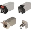 Siemon Z6A-02 UTP Z-MAX 6A Outlet, T568A/B, Hybrid Flat, Angled, White - Image 2 of 0
