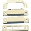 GRI 29AWG Surface Mount Magnetic Reed Switch Set, 1-1/2" Wide Gap, 10W, 160VDC, 0.40A, Closed Loop, N/O, and Side Mounted Screw Terminals, Gray - Image 1 of 0