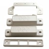 GRI 29AWG Surface Mount Magnetic Reed Switch Set, 1-1/2" Wide Gap, 10W, 160VDC, 0.40A, Closed Loop, N/O, and Side Mounted Screw Terminals, White - Image 2 of 0