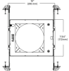 HL6RSMF 6" Round Or Square Mounting Frame - Image 2 of 0