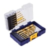 IRWIN 3018010 18 pc Titanium Nitride Coated TURBOMAX Drill Bit Set - Image 2 of 0