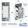 Jasco 81919 Matter In-Wall Wi-Fi Smart Paddle Switch - Image 1 of 0
