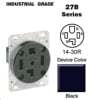 Leviton 278-S00 30 Amp Flush Mount Receptacle, 125/250V, 14-30R - Image 2 of 0