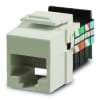41106-RW6 Snap-In Connector, QuickPort, Voice Grade, 6P6C, White - Image 1 of 0