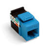 5G108-RL5 Snap-In Connector, QuickPort, CAT 5e, Blue - Image 2 of 0
