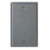 84014 Blank Wallplate, 1-Gang, Stainless Steel, Standard, Box Mount - Image 1 of 0