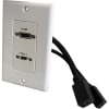 Comprehensive WPD-HD-U3C-AW Single Gang Pass-Through Decorative Wall Plate with HDMI Female Port and USB 3.0 Type Pigtail, White - Image 2 of 0