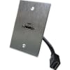 Comprehensive WPPT-HD1-AC Single Gang Pass-Through Wall Plate with 6" HDMI Female Pigtail, Aluminum Plate - Image 2 of 0