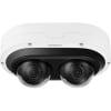PNM-C7083RVD P Series 2MP x 2 AI IR Multi-Directional Dome Camera, 3-6mm Motorized Varifocal Lens, Outdoor, Vanda-Rated, IP66, IK10 - Image 1 of 0