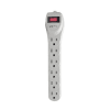 Tripp Lite TLP602 Protect It! 6-Outlet Home Computer Surge Protector, 2 ft. (0.61 m) Cord, 180 Joules - Image 2 of 0