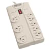 Tripp Lite TLP808 Protect It! 8-Outlet Surge Protector, 8 ft. Cord with Right-Angle Plug, 1440 Joules, Diagnostic LEDs, Light Gray Housing - Image 1 of 0