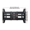 Strong SM-CS-ART2-L Contractor Series Universal Articulating Dual Arm Mount for 37-70" Displays, Steel, Black - Image 2 of 0