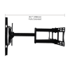 Strong SM-CS-ART2-L Contractor Series Universal Articulating Dual Arm Mount for 37-70" Displays, Steel, Black - Image 4 of 0