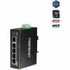 TRENDnet TI-G50 5-Port Hardened Industrial Gigabit DIN Rail Switch - Image 2 of 0