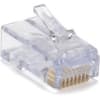 Platinum Tools 202016J EZ-RJ45 CAT6 Combo Connectors and Strain Reliefs, 100-Pack, 50-Connectors and 50-Strain Reliefs - Image 2 of 0