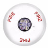 Eaton ELSTWC Wheelock Eluxa LED Strobe, Ceiling, FIRE Lettering, Clear Lens, 24V, 15/30/75/110/150/177 cd, White - Image 1 of 0