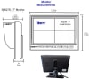 SMQ7S  Complete S Series QUAD 7-inch Rear Vision System (w/C001S Camera) - Image 2 of 0