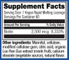 Biotin 2,500 mcg - 60 Vegan Lozenges - Natural Berry - Vitamin B7 - Image 2 of 0